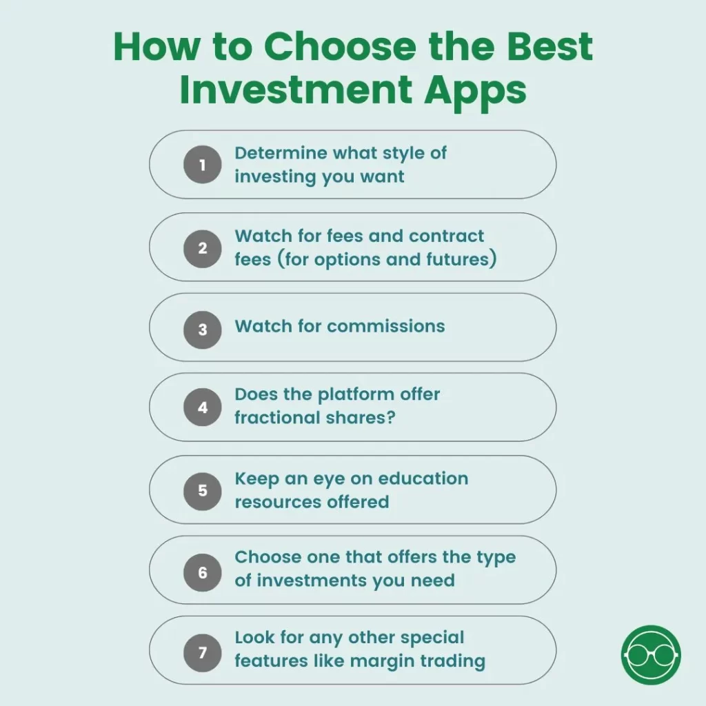 How to choose the best investment apps